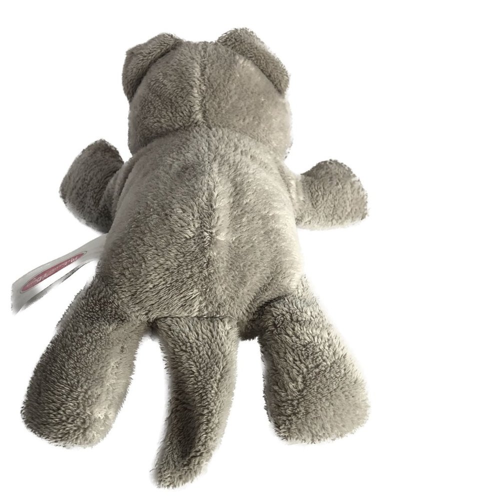 Melissa & Doug Stuffed Kitty Cat Plush Grey Pink Fuzzy Nose 9" Long - Picture 3 of 6